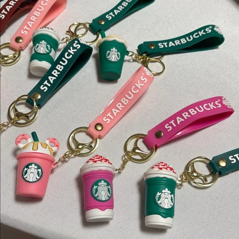 Keychains, NWOT. Bundle of 9, great for Christmas stockings.
